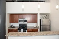 Modern Kitchen Featuring Stainless Steel Appliances