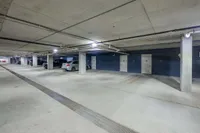 Secure and spacious underground parking facility with ample parking spaces and easy access.