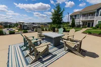 Outdoor grilling area