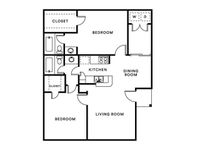 Floor Plan G 860 2x2