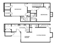 Floor Plan J 1176 2x2.5