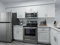 Kitchen with White Finishes