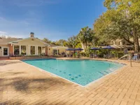 Pool with Outdoor Tables