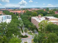 Aerial view of Gainesville and College Manor