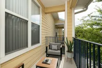 Balcony with furniture