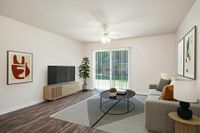 Living room with couch and tv