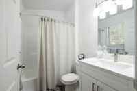 Bathroom with granite finishes