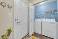 Washer and dryer closet