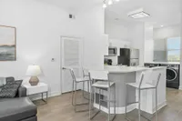Kitchen and couch