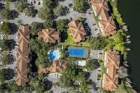 Aerial photo of community