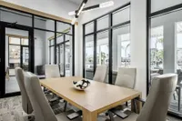 Clubhouse office space with conference table