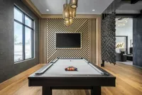 Clubhouse with billiards table