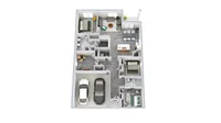 4x2 Cali 3D Floorplan 2022