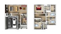 Amber Vista - Amber Floor Plan 3D Furnished web