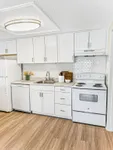 Prepare meals with ease in kitchens equipped with contemporary appliances, ample cabinetry, and functional layouts. Kitchen