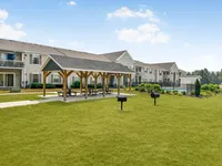 Entertain with ease at our community pavilion—complete with shaded seating, built-in grills, and space to gather with neighbors and friends. Paviliion & Picnic Are