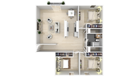 The Nash 3 Bedroom Floorplan