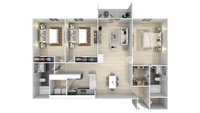 3 Bedroom x 2 Bathroom