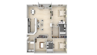 3 Bedroom x 2 Bathroom
