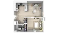 1 BEDROOM 1 BATH A