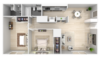 2 Bedroom x 2 Bathroom