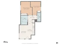 MW2-Floorplan One Bedroom Bonus Room
