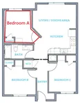 Bedroom A available to lease