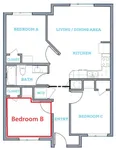 Bedroom B available to lease