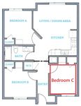 Bedroom C available to lease
