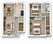 2 Bedroom Townhome