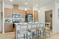 Modern kitchen with inviting island