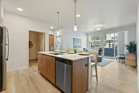 Open-concept kitchen