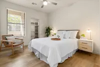 Bright Bedroom with Walk-In Closet