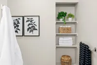Built-In Bathroom Shelving
