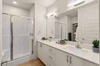 Spacious Bathroom with Walk-In Shower