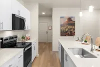 Modern Kitchen with Stainless Steel Appliances
