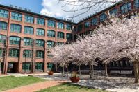 Stunning architectural details and dedicated parking areas define the high-end appeal of this unique loft community. | Watch Factory Lofts | Watch Factory Lofts Apartments