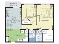 Spruce | Two Bedroom