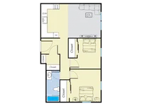 Two Bedroom Floor Plan