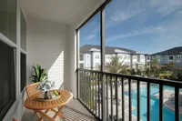 Balconies with Pool View