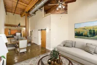 The Mill Loft Kitchen and Living Room