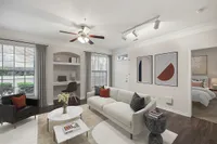 Living Room at Cottonwood Ridgeview Apartments