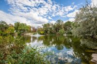 Private Pond at Fox Point in Old Farm Apartments
