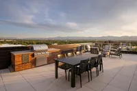 Rooftop Lounge with Salt Lake City Views at The Richmond Apartments