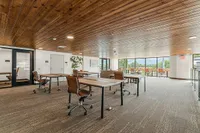 On-Site Coworking Area at Current Apartments