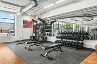 24-Hour Fitness Center at Current Apartments