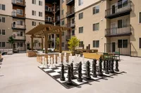 Zen Garden Courtyard at Current Apartments