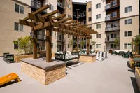 Zen Garden Courtyard at Current Apartments