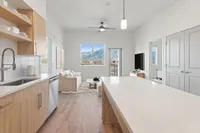 Kitchen and Living Room at Current Apartments in SLC