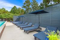 Pool Lounge Chairs at Retreat at Peachtree Apartments